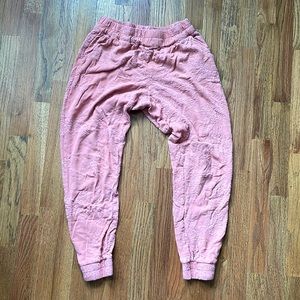 Pink Anthropologie joggers